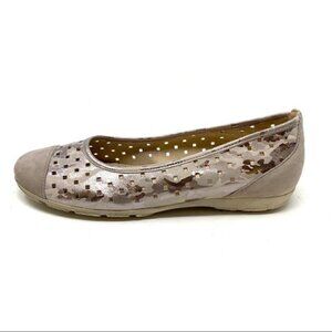 Gabor Hovercraft flats 44.169.74 camouflage nude